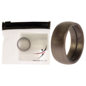 Silicone Wedding Ring - Grey by ROQ for Men - 11 mm Ring